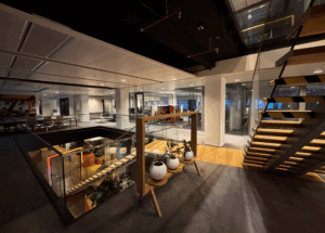 mijn werkplek binnen het kantoor